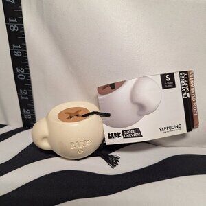 NWT Bark Super Chewer Yappucino Dog Toy S